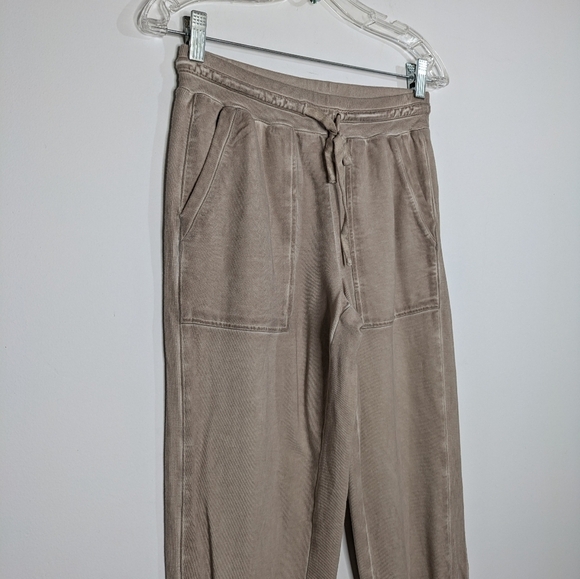 Barefoot Dreams Malibu Collection tan jogger sweatpant XS - Picture 6 of 13